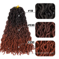 Bouclés Synthétique Ombre Ondulée Gypsy Locs Crochet Cheveux